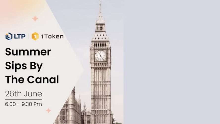 LTP & 1Token to Host 'Summer Sips by the Canal' in London on June 26, 2024